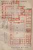 St Mark's BASILICA SAN MARCO. PALAZZO DUCALE Doge's palace plan Venice 1906 map