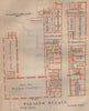 PALAZZO DUCALE. Doge's palace floor plan. Venice Venezia mappa. SMALL 1906