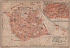 REGGIO NELL'EMILIA town city plan & environs/contorni. Italy mappa 1906