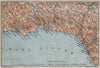 RIVIERA DI PONENTE. Genoa Genova-Arenzano-Varazze-Savona-Loana. Italy 1913 map