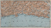 RIVIERA DI LEVANTE. Genoa Genova-Portofino-Rapallo-Chiavari-La Spezia 1913 map
