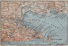 GOLFO DELLA SPEZIA. La Spezia environs. Lerici isola Palmaria. Italy 1913 map