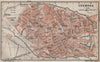 CREMONA antique town city plan piano urbanistico. Italy mappa 1913 old