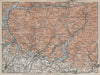 BERGAMASQUE & BRESCIAN ALPS. Bergamo Lago d'Iseo Lecco Como Alpi Orobie 1913 map