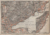 SALO MADERNO GARGNANO environs. Lago di/Lake Garda. Brescia. BAEDEKER 1913 map