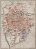 PADOVA PADUA antique town city plan piano urbanistico. Italy mappa 1913