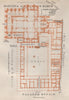 St Mark's BASILICA SAN MARCO. PALAZZO DUCALE Doge's palace plan Venice 1913 map
