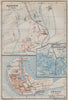 GRADO & AQUILEIA antique toen city plan piano urbanistico. Italy mappa 1913