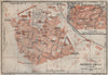 REGGIO NELL'EMILIA town city plan & environs/contorni. Italy mappa 1913