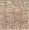 NORTH WEST GERMANY Railways. Nord Deutschland eisenbahnen karte 1904 old map