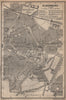 OLDENBURG antique town city stadtplan. Lower Saxony karte. BAEDEKER 1904 map
