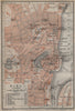 KIEL antique town city stadtplan. Schleswig-Holstein karte. BAEDEKER 1904 map