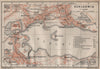 SCHLESWIG town city stadtplan Lollfuss Friedrichsberg Slesvig Gottorp 1904 map