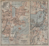SCHWERIN antique town city stadtplan. Mecklenburg-Vorpommern karte 1904 map