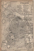 STRALSUND antique town city stadtplan. Mecklenburg-Vorpommern karte 1904 map
