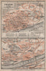 TORUŃ city plan. Torun Bydgoskie Chełmińskie Jakubskie Przedmieście 1904 map