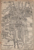 FRANKFURT AN DER ODER antique town city stadtplan. Hessen karte 1904 old map