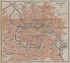 BRESLAU WROCŁAW antique town city plan miasta I . Wroclaw. Poland mapa 1904