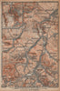 Swiebodzice Walbrzych Pelcznica Zamek Ksiaz/Książ Castle. Poland karte 1904 map