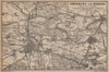 DESSAU environs/umgebung. Roslau Roßlau Worlitz Coswig Oranienbaum 1904 map