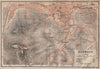 EISENACH antique town city stadtplan. Thuringia. Wartburg karte 1904 old map