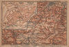 GOSLAR town city stadtplan. Clausthal-Zellerfeld OBERHARZ mountains 1904 map