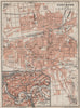 DORTMUND town city stadtplan & Hohensyburg. Northrhine-Westfalia karte 1910 map