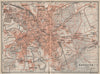 HANNOVER antique town city stadtplan I. Hanover. Lower Saxony karte 1910 map