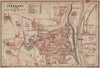 LÜNEBURG antique town city stadtplan. Lunenburg. Lower Saxony karte 1910 map