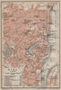 KIEL antique town city stadtplan. Schleswig-Holstein karte. BAEDEKER 1910 map