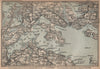 FLENSBURGER FÖRDE FLENSBORG FJORD/Firth. Sonderborg Schleswig-Holstein 1910 map