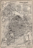 STRALSUND antique town city stadtplan. Mecklenburg-Vorpommern karte 1910 map