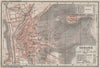 COBURG antique town city stadtplan & environs/umgebung. Bavaria karte 1910 map
