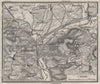 COBURG environs/umgebung. Bayern Bavaria. BAEDEKER 1910 old antique map chart