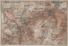 BLANKENBURG & environs/umgebung. Schwarzatal. Thuringia karte 1910 old map