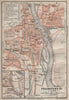 FRANKFURT AN DER ODER antique town city stadtplan. Hessen karte 1910 old map