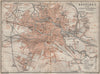BRESLAU WROCŁAW antique town city plan miasta I. Wroclaw. Poland mapa 1910