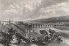 Berwick Bridge. Scotland. HARDING c1840 old antique vintage print picture