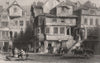 The House of John Knox. High street Edinburgh. Scotland. ALLOM c1840 old print