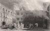 Inner Court of the Palace of Linlithgow. Scotland. ALLOM c1840 old print