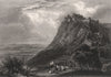 Stirling Castle. Scotland. CAMPION c1840 old antique vintage print picture