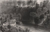 The Banks O'Doon. Scotland. BARTLETT c1840 old antique vintage print picture