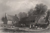 Farm of Lochlea, Tarbolton. Robert Burns. Scotland. BARTLETT c1840 old print