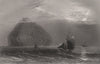 Ailsa Craig, Firth of Clyde. Scotland. BARTLETT c1840 old antique print