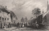 Poosie Nansie's house, Mauchline, East Ayrshire. Scotland. BARTLETT c1840