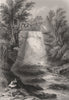 The Birks of Aberfeldy, Perth & Kinross. Scotland. DUNCAN c1840 old print