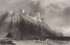 Culzean Castle. Ayrshire. Scotland. BARTLETT c1840 old antique print picture