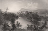 Dalswinton, on the Nith, Dumfries and Galloway. Scotland. BARTLETT c1840 print