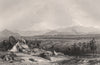 Battle of Culloden 1745. Culloden Moor Moray Firth. Inverness-shire. ALLOM c1840