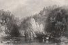 The Drhuim on the Beauly River. Ross-shire. Scotland. ALLOM c1840 old print